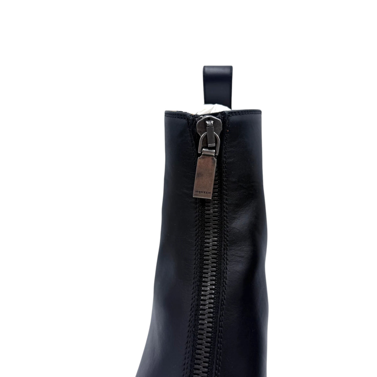 Alexander McQueen Sparrow Leather Ankle Boots