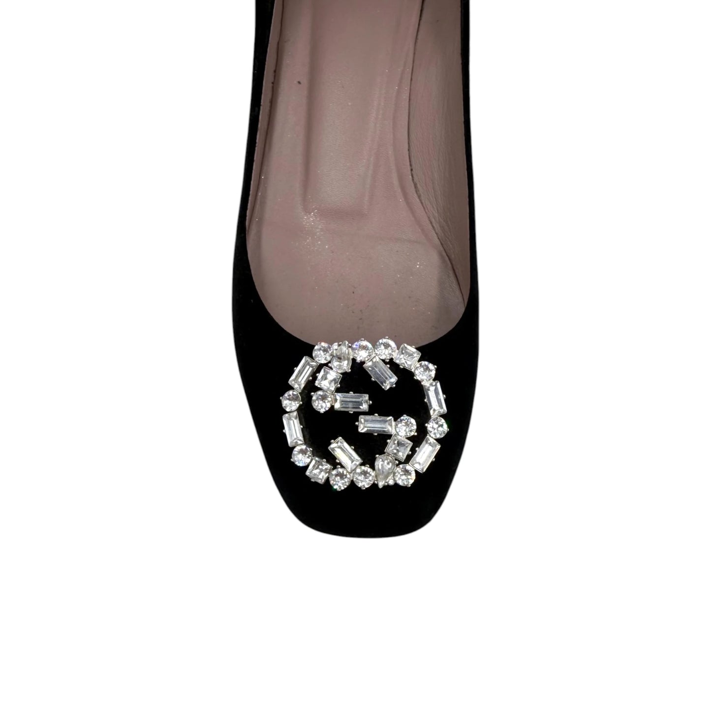 Gucci Interlocking G Logo Suede Ballet Flats
