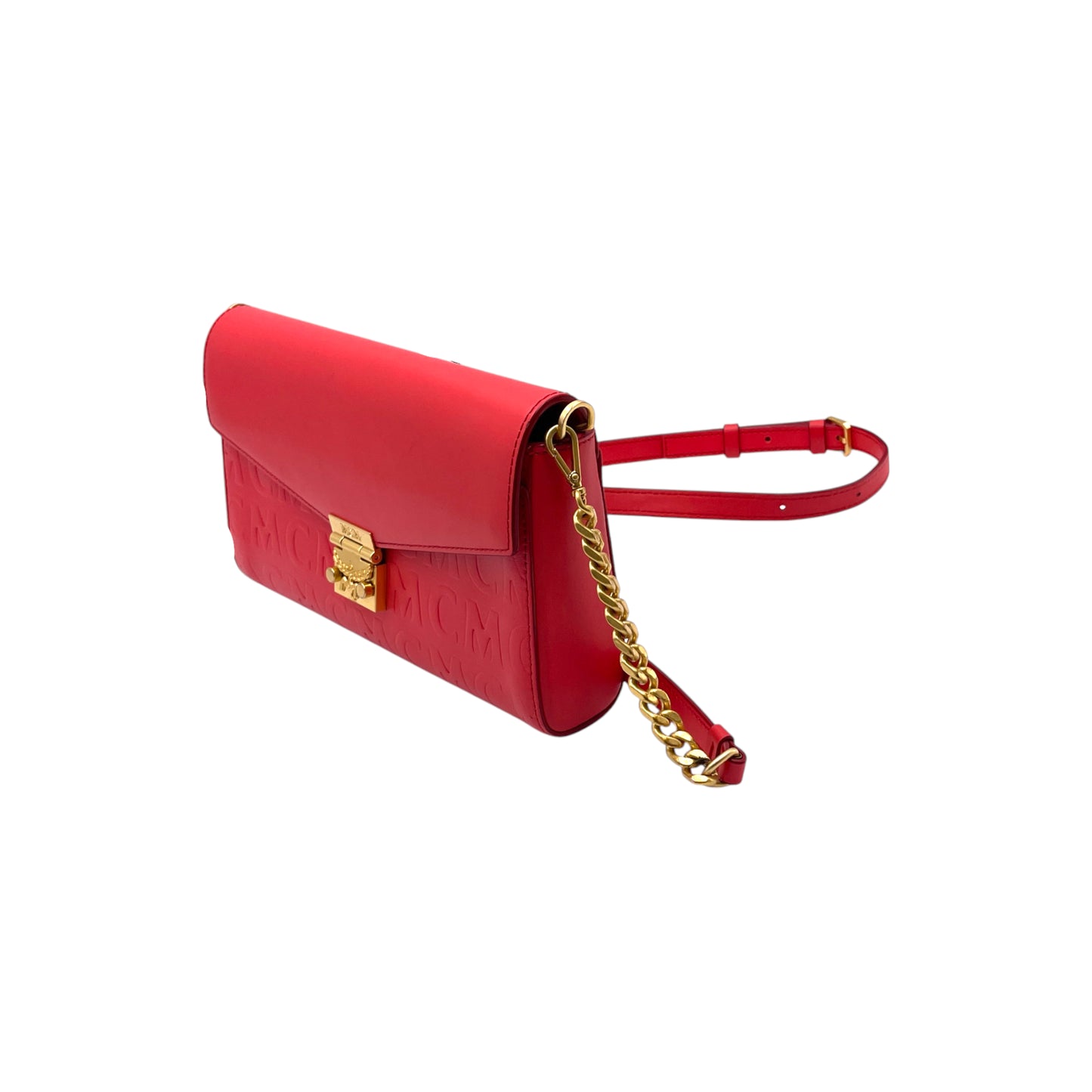 MCM Monogram Leather Crossbody