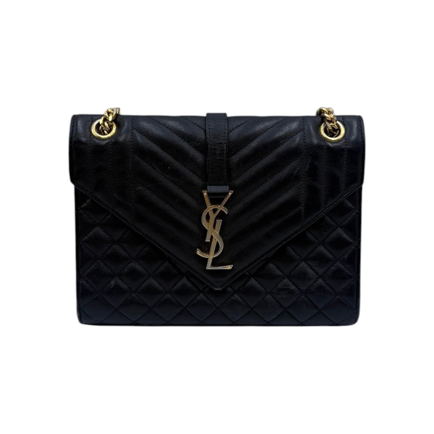 Saint Laurent Small Quilted Envelope Shoulder Bag