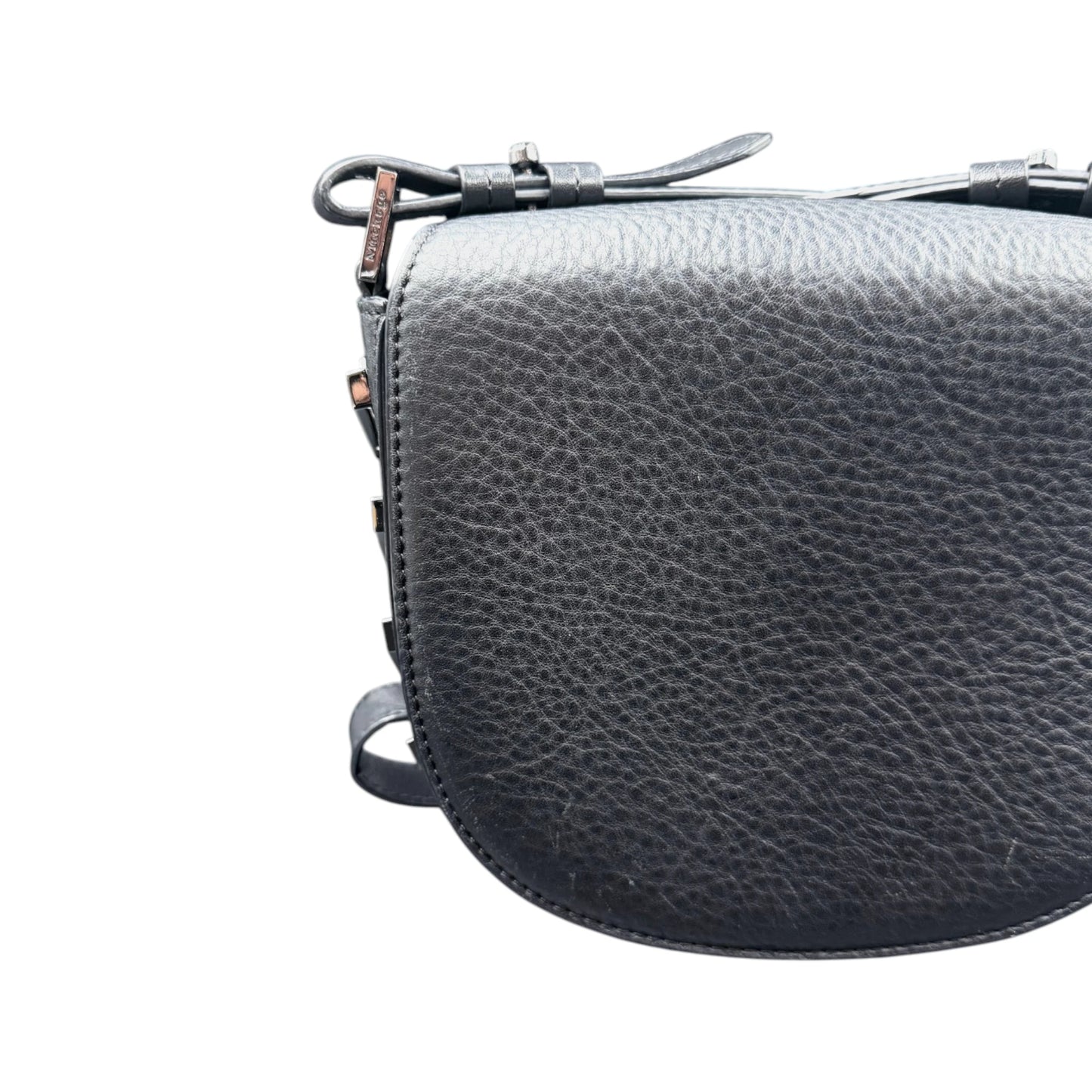 Mackage Rima Black Chervon Crossbody Bag