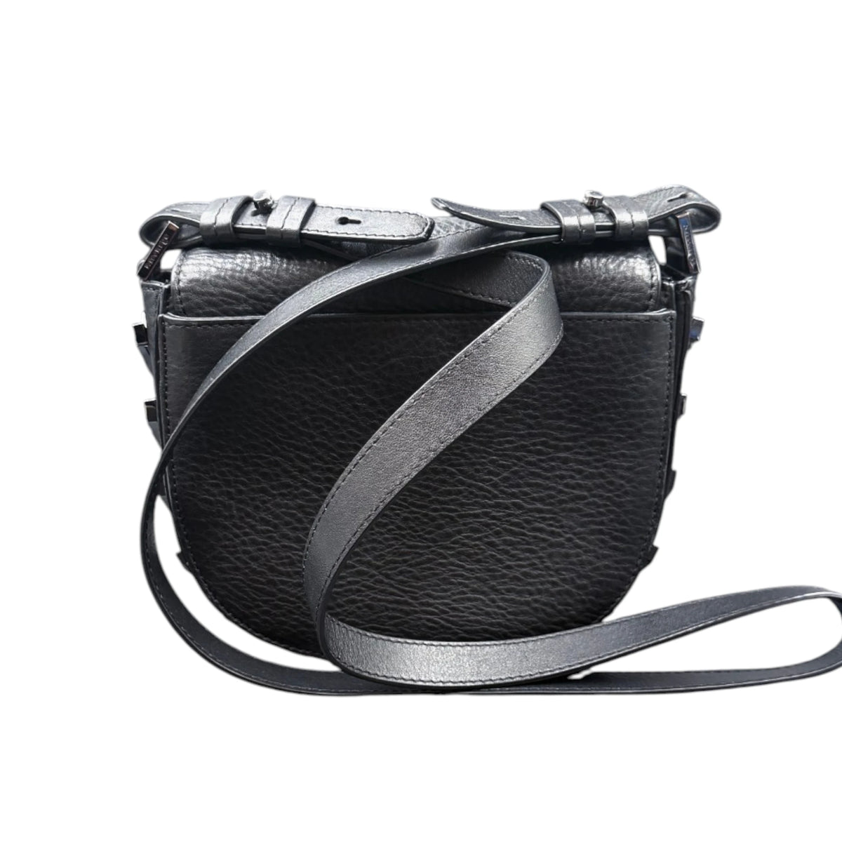 Mackage Rima Black Chervon Crossbody Bag