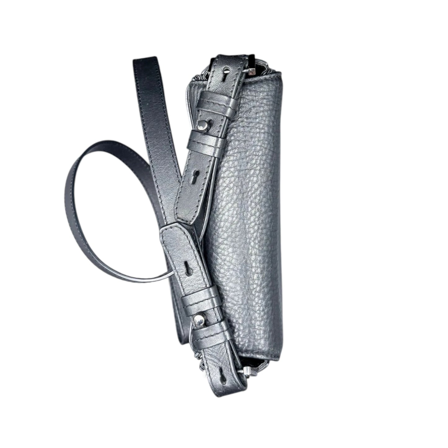 Mackage Rima Black Chervon Crossbody Bag