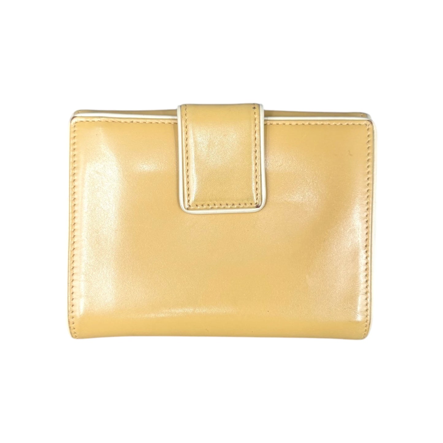 Prada Nude Compact Bifold Wallet