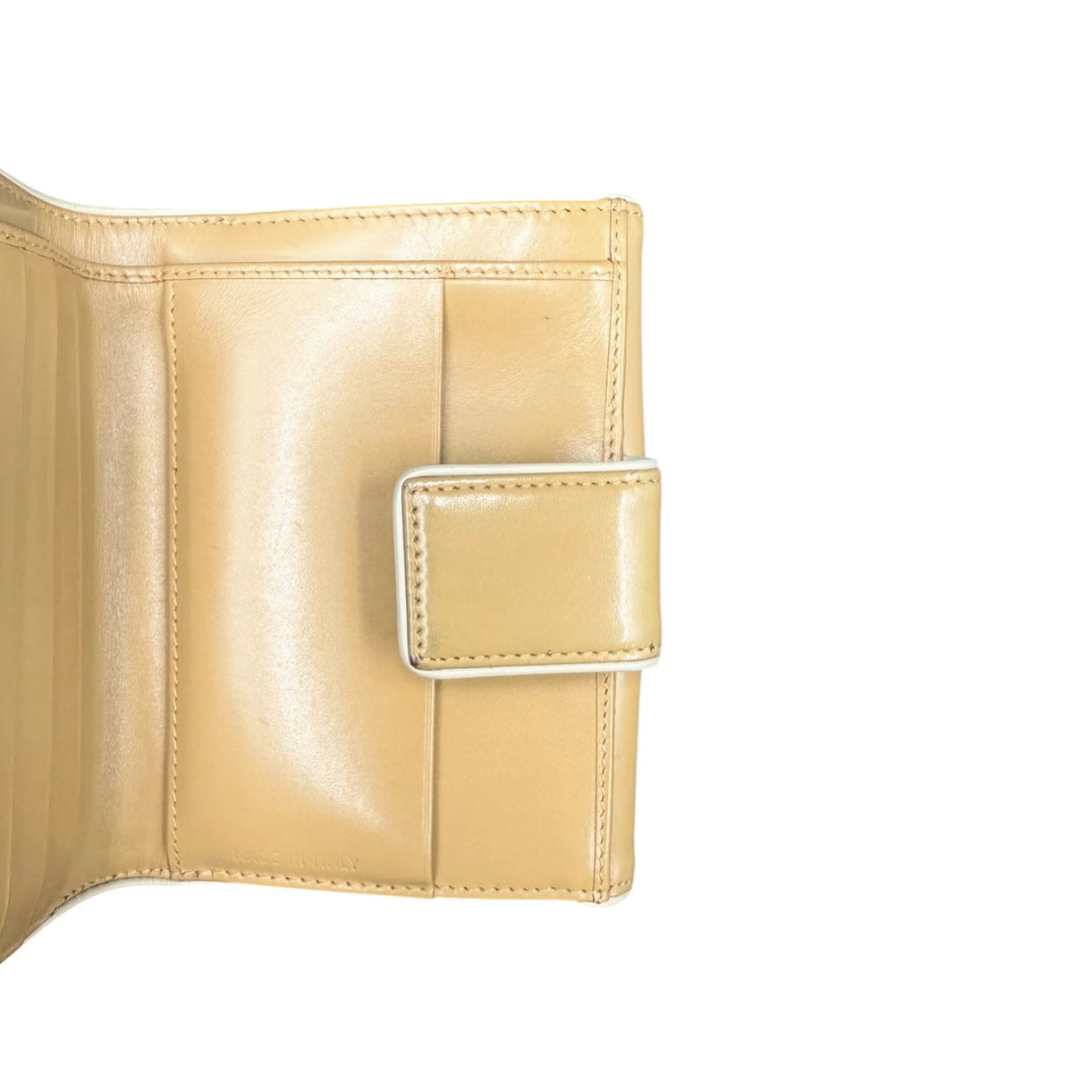 Prada Nude Compact Bifold Wallet