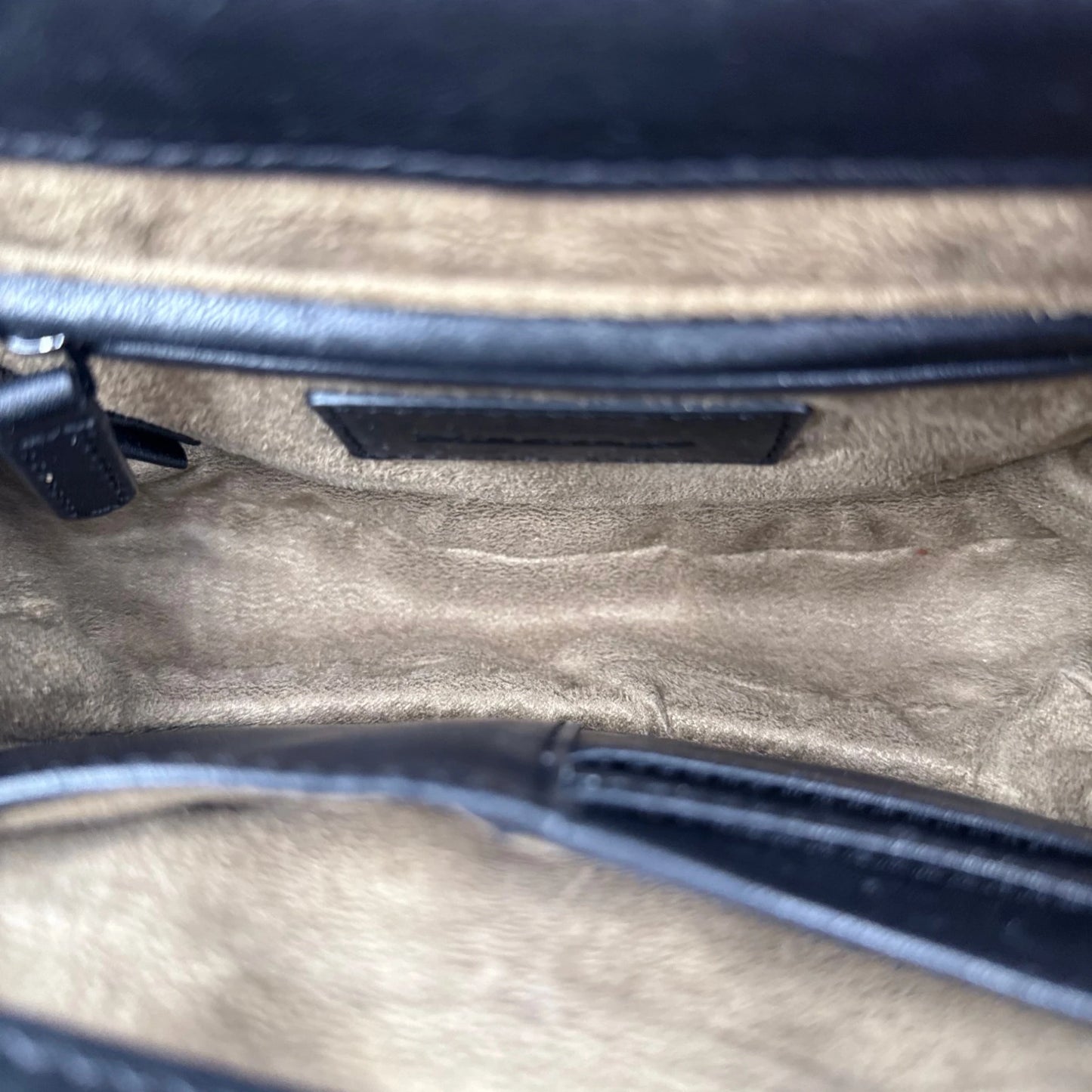 Mackage Rima Black Chervon Crossbody Bag