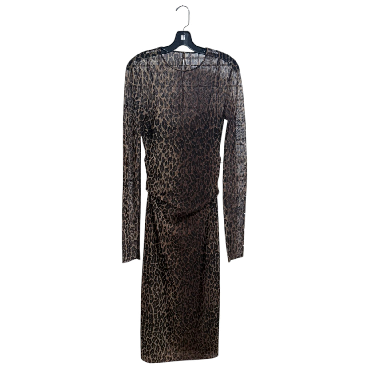 Dolce & Gabbana Sheer Leopard Dress