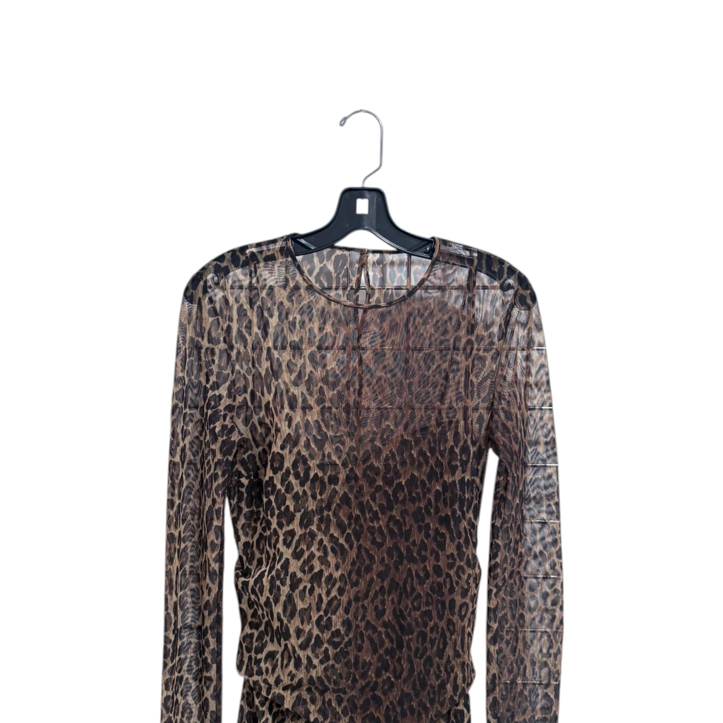 Dolce & Gabbana Sheer Leopard Dress