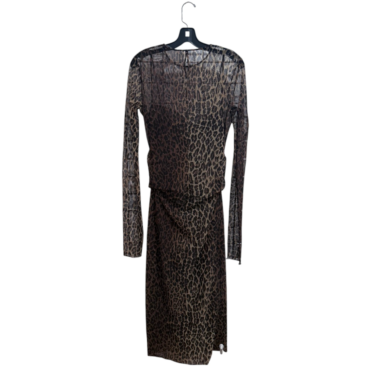 Dolce & Gabbana Sheer Leopard Dress