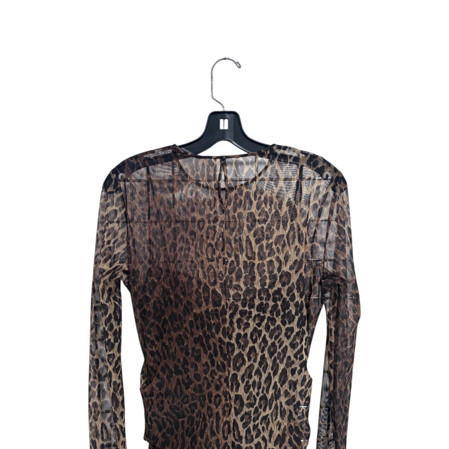 Dolce & Gabbana Sheer Leopard Dress