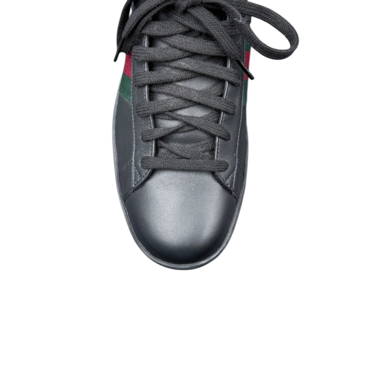 Gucci Black Stripe Ace High-Top Sneakers