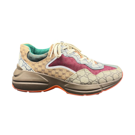 Gucci Beige Brick Rhython Sneakers