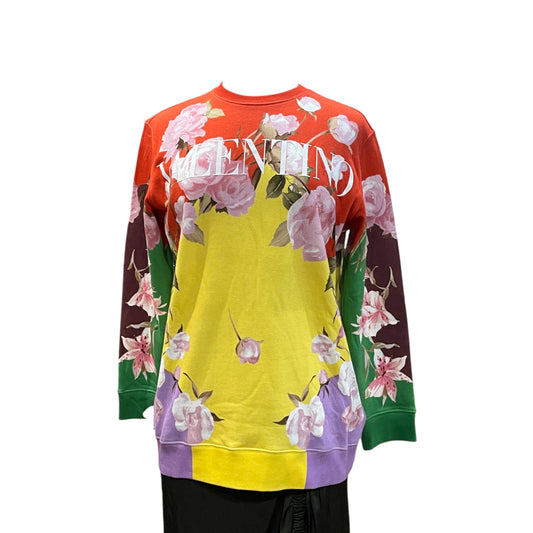 Valentino Garavani Floral Print Sweatshirt
