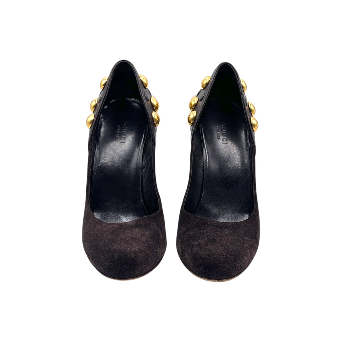 Gucci Babouska Brown Suede Pump