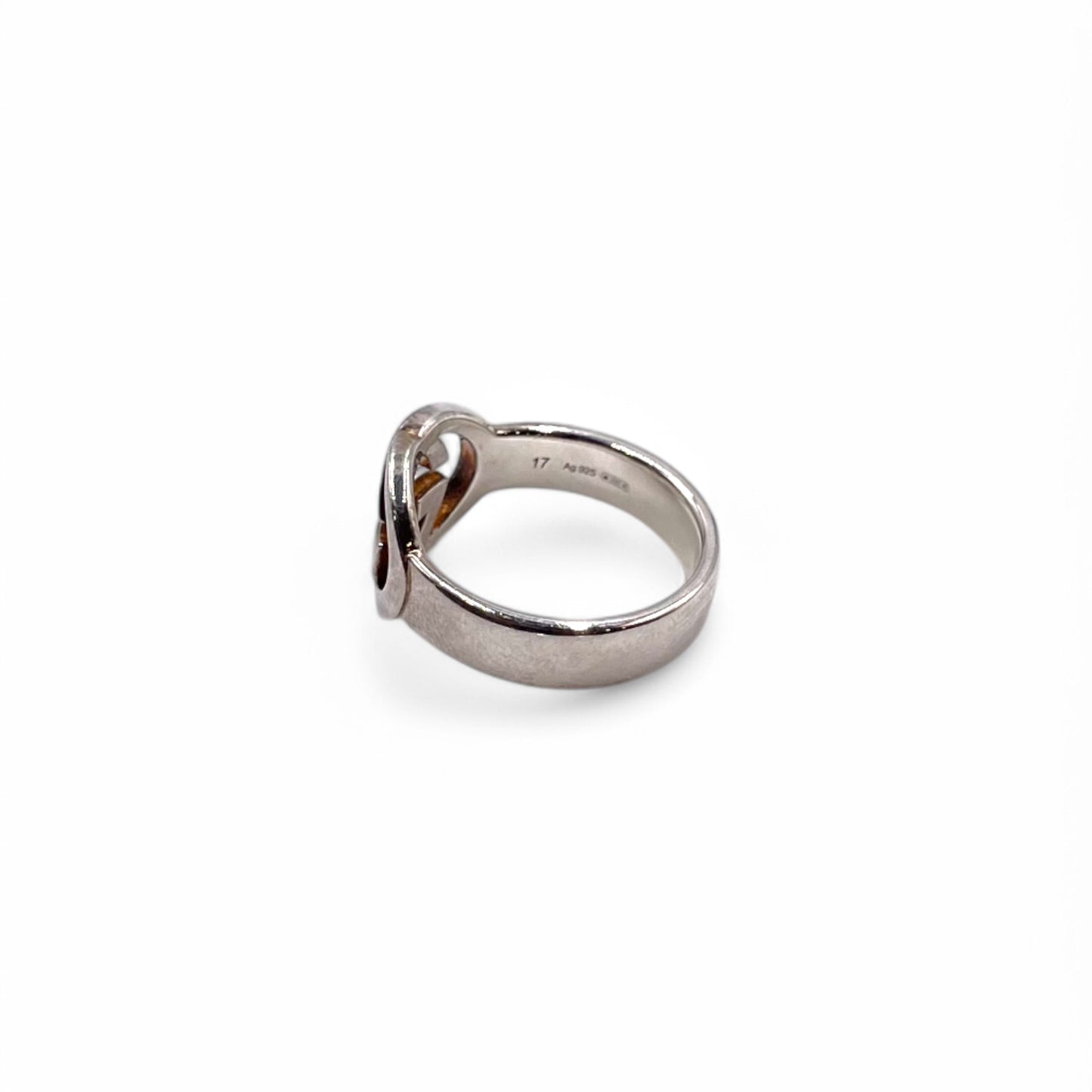 Gucci Sterling GG Ring Sz 7