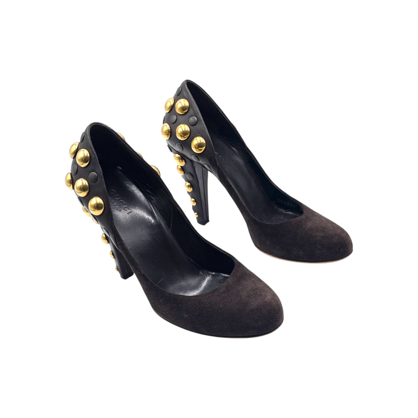 Gucci Babouska Brown Suede Pump