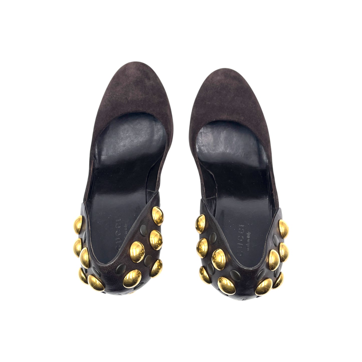 Gucci Babouska Brown Suede Pump