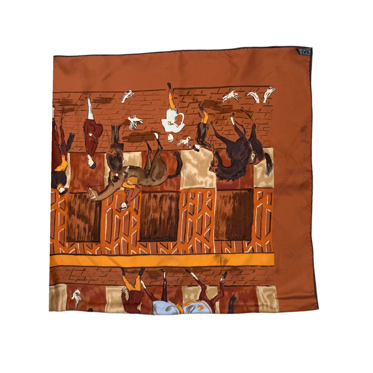 Hermès Écuries Silk Carat Scarf
