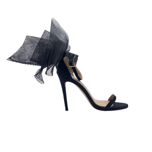 Jimmy Choo Aveline Bow Satin Sandals