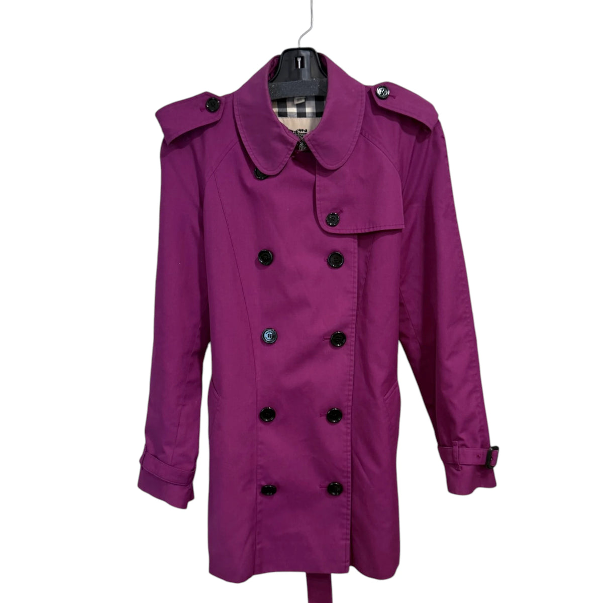 Burberry Prorsum Magenta Trench Coat
