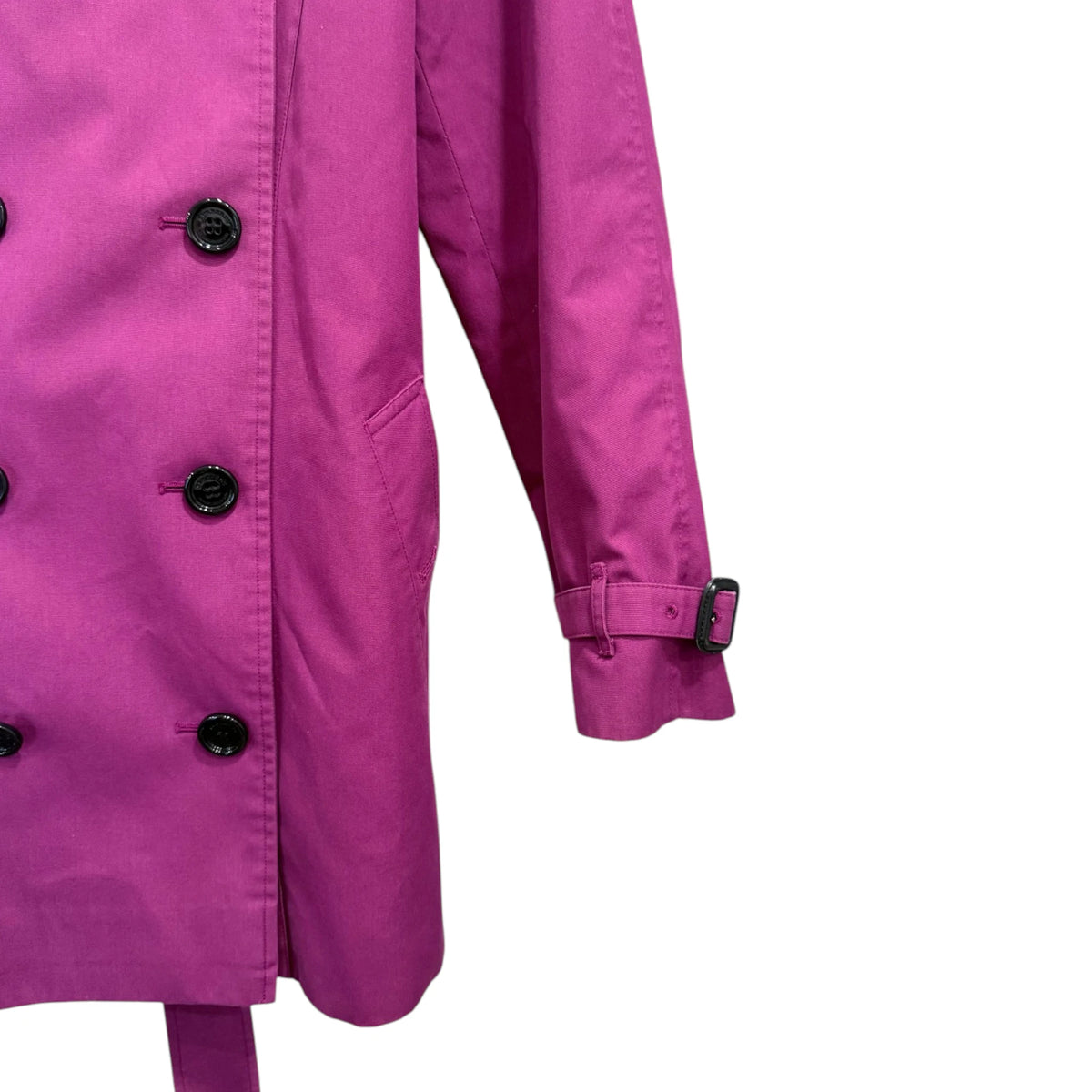 Burberry Prorsum Magenta Trench Coat