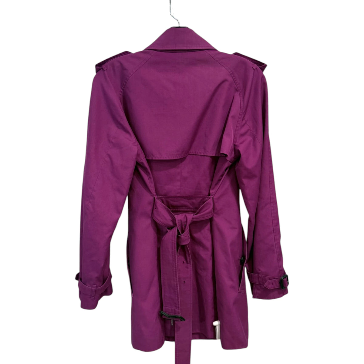 Burberry Prorsum Magenta Trench Coat