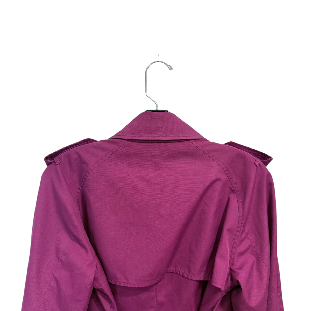 Burberry Prorsum Magenta Trench Coat