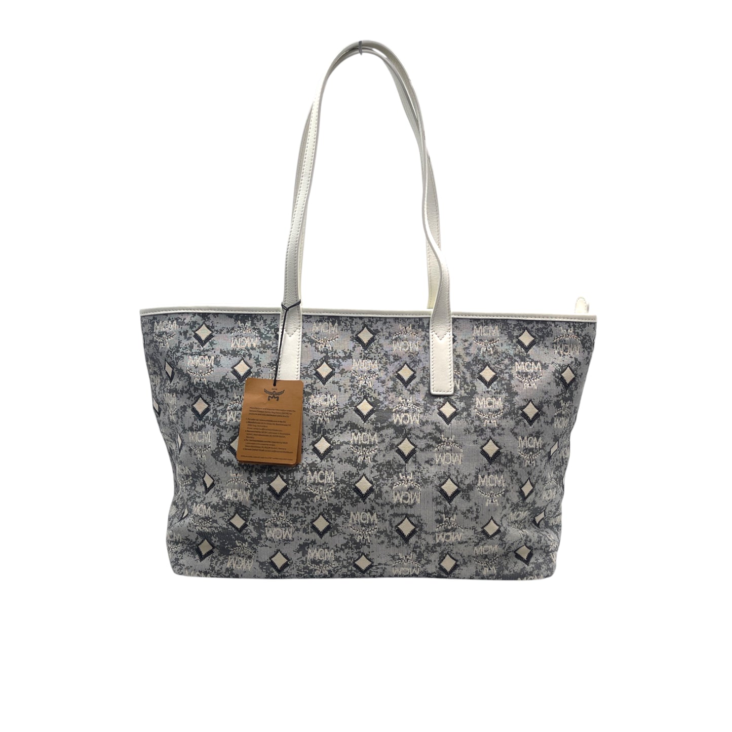 MCM Canvas Monogram Jacquard Tote