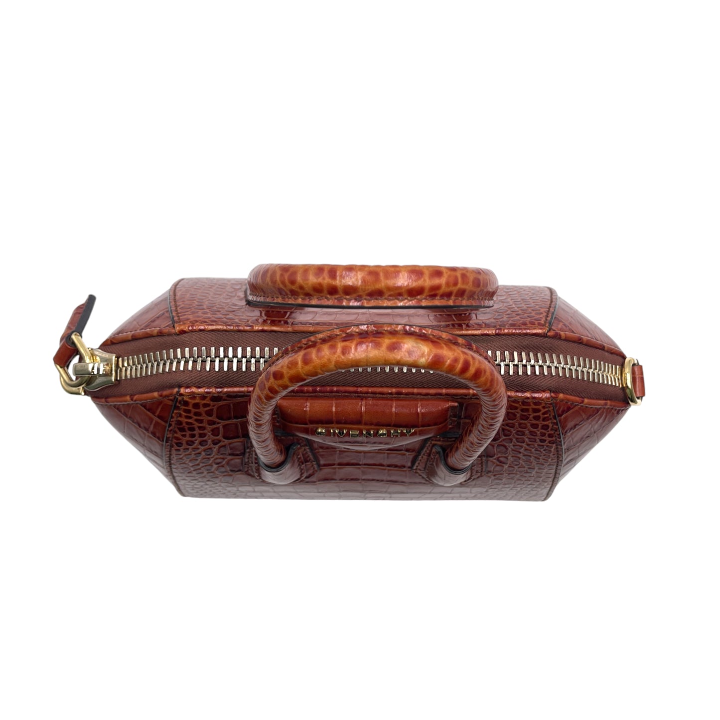 Givenchy Croc-Embossed Mini Antigona Bag