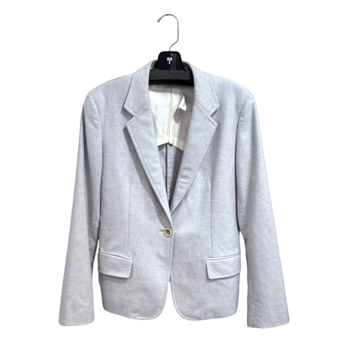 Jil Sander Gray Blue Cashmere Blazer