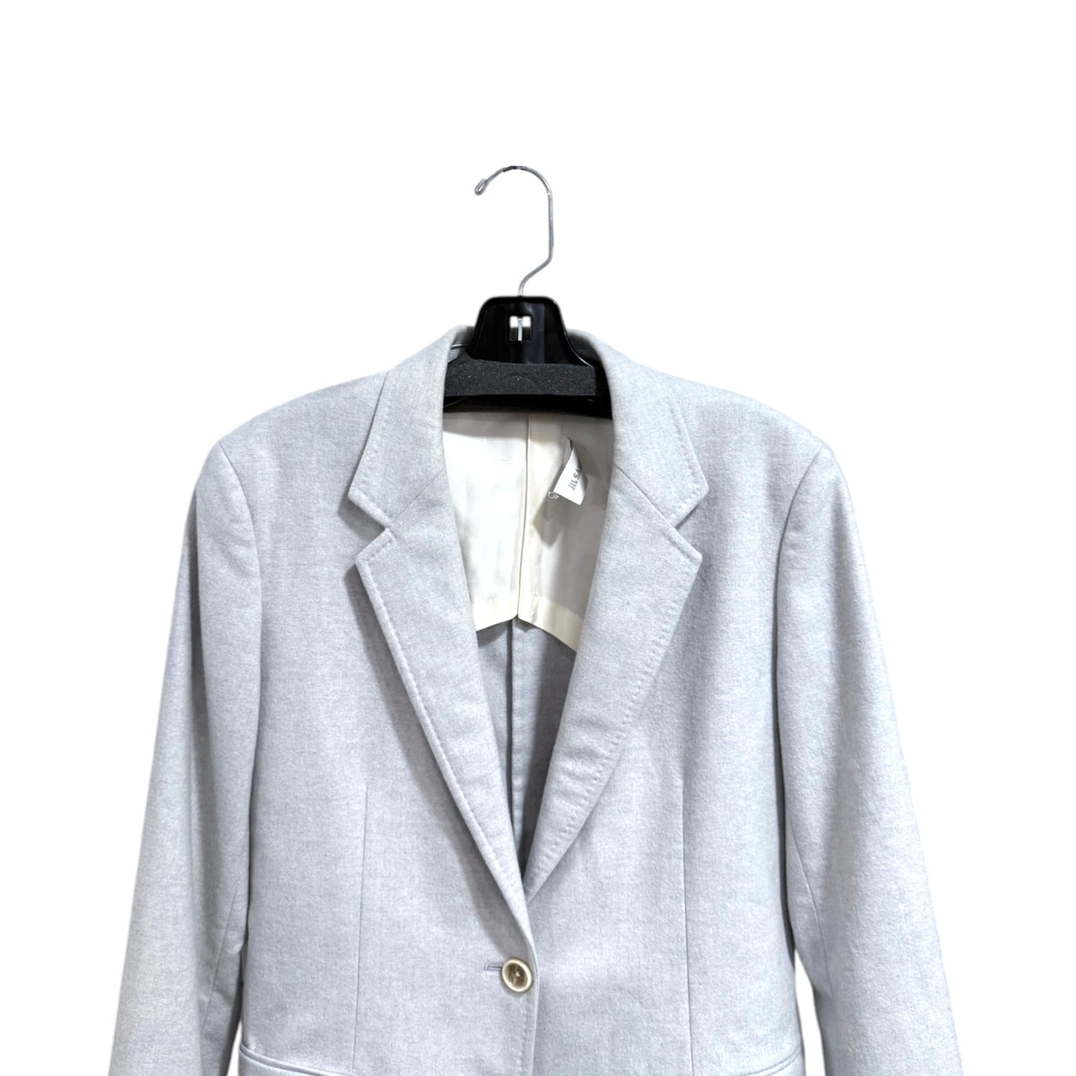 Jil Sander Gray Blue Cashmere Blazer