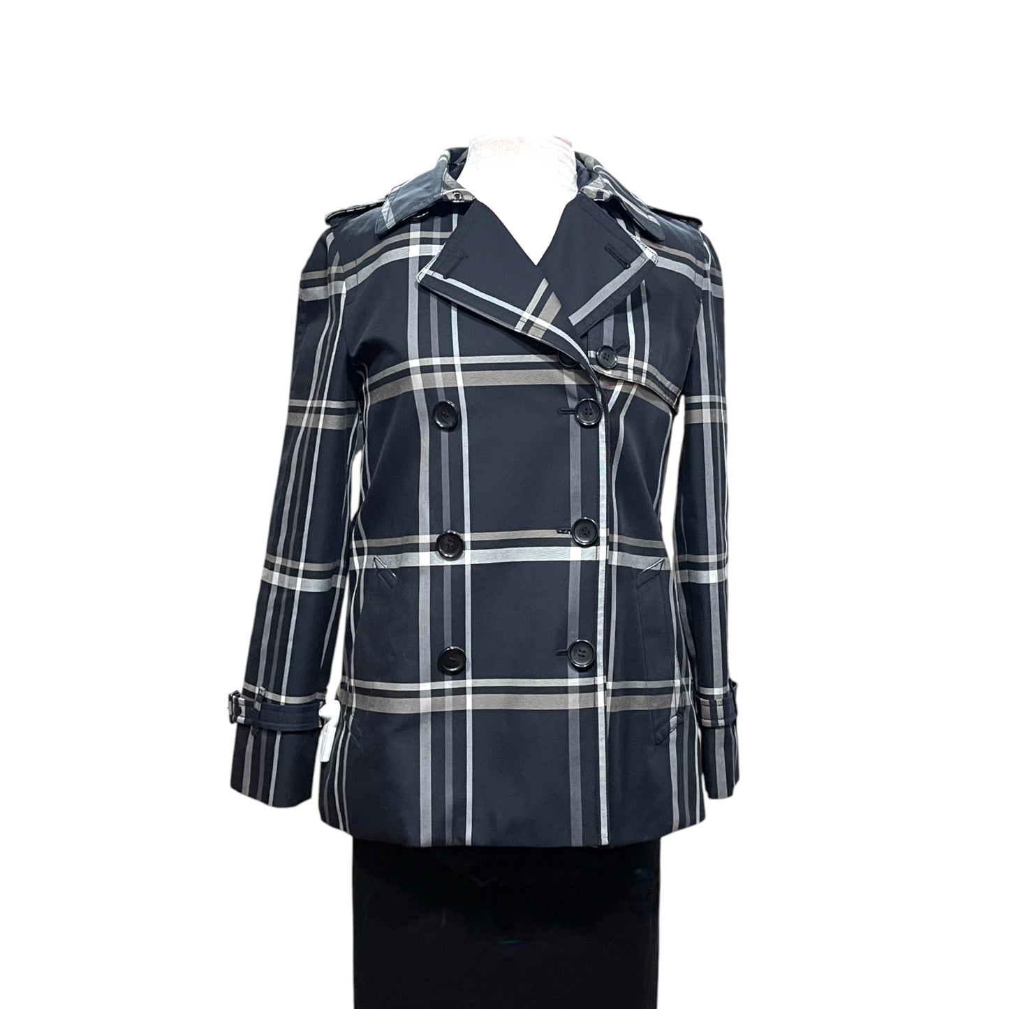 Coach Plaid Print Jacket