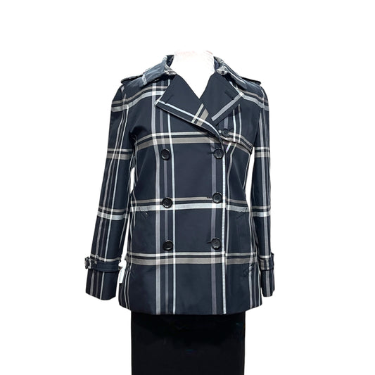 Coach Plaid Print Jacket