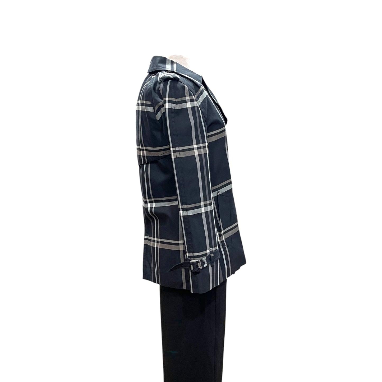 Coach Plaid Print Jacket