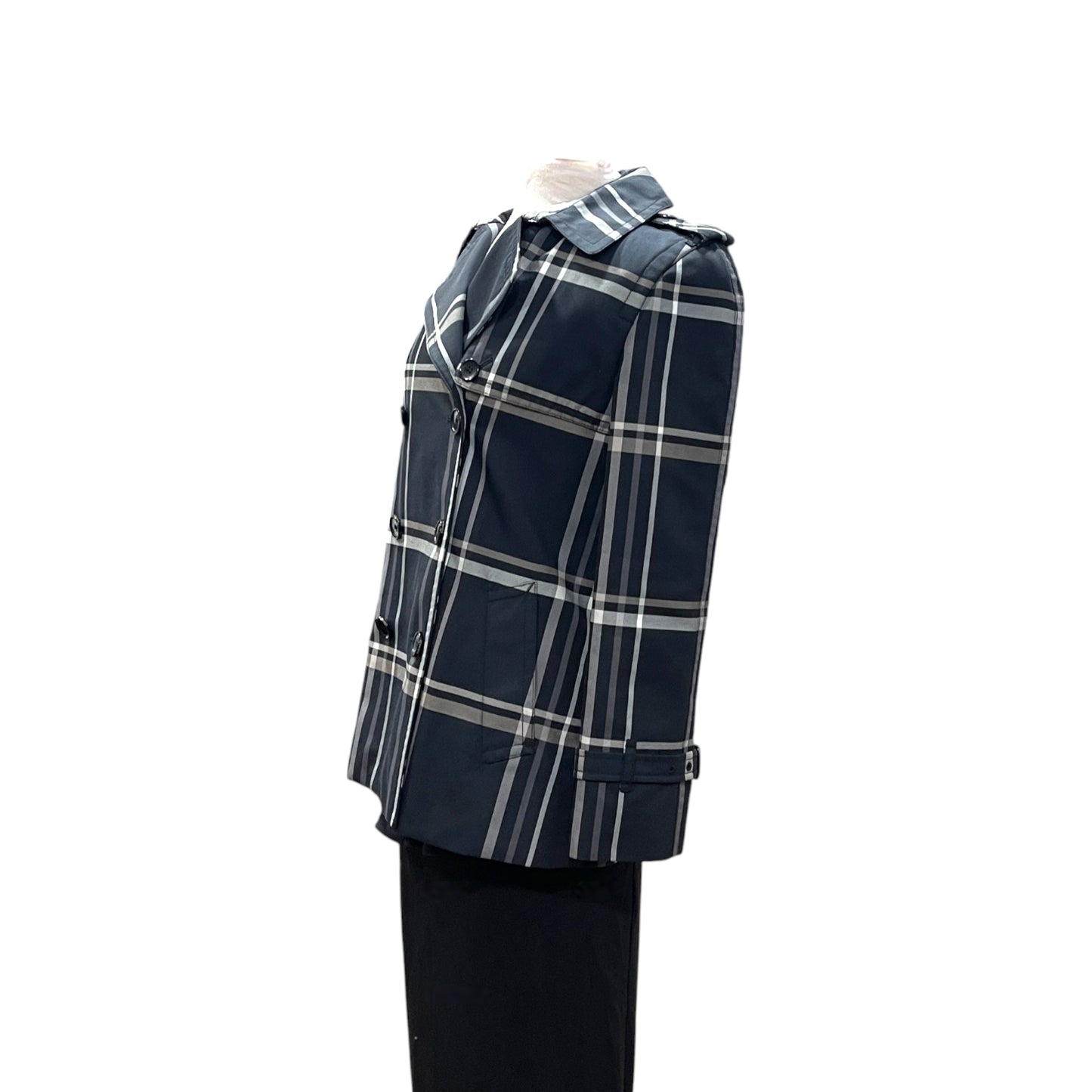 Coach Plaid Print Jacket