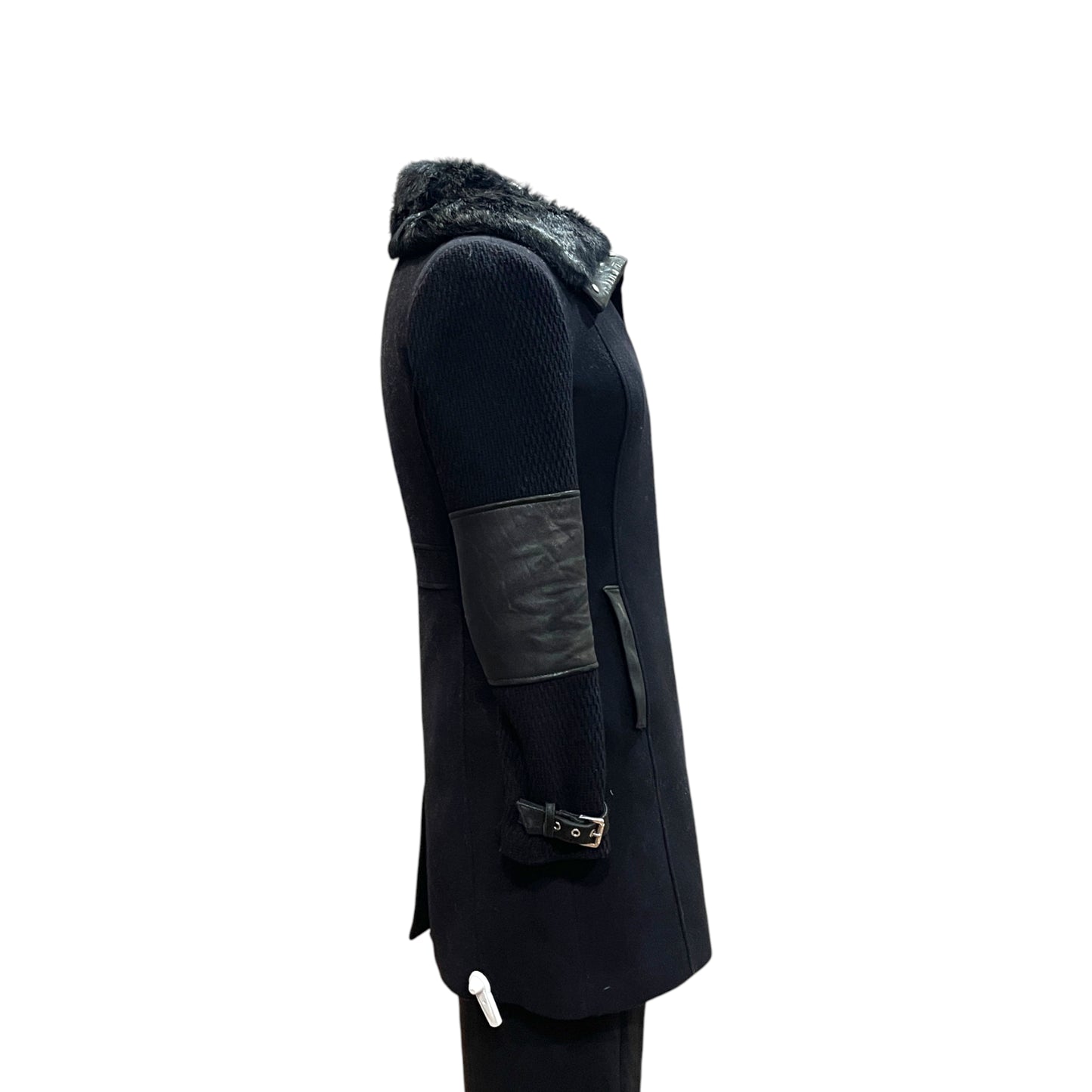 Andrew Marc Mara Wool-Fur Coat