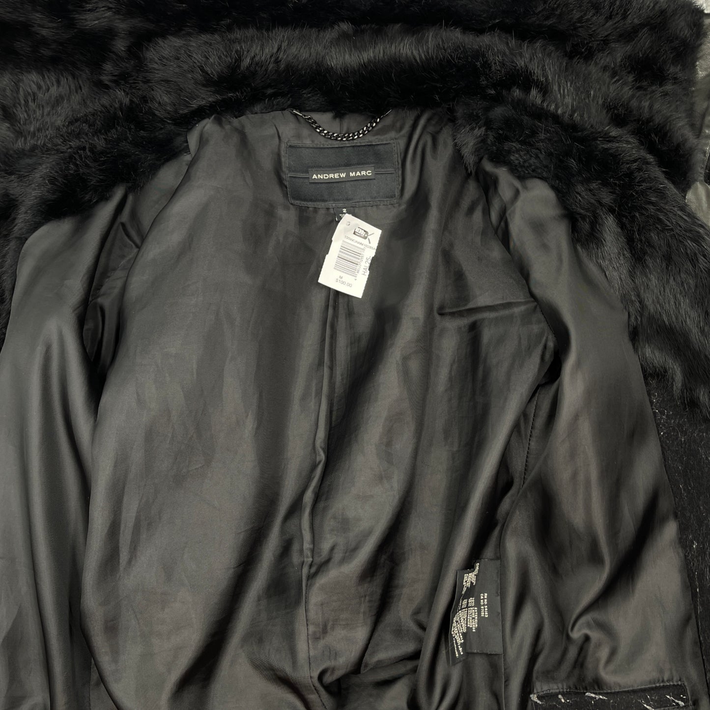 Andrew Marc Mara Wool-Fur Coat