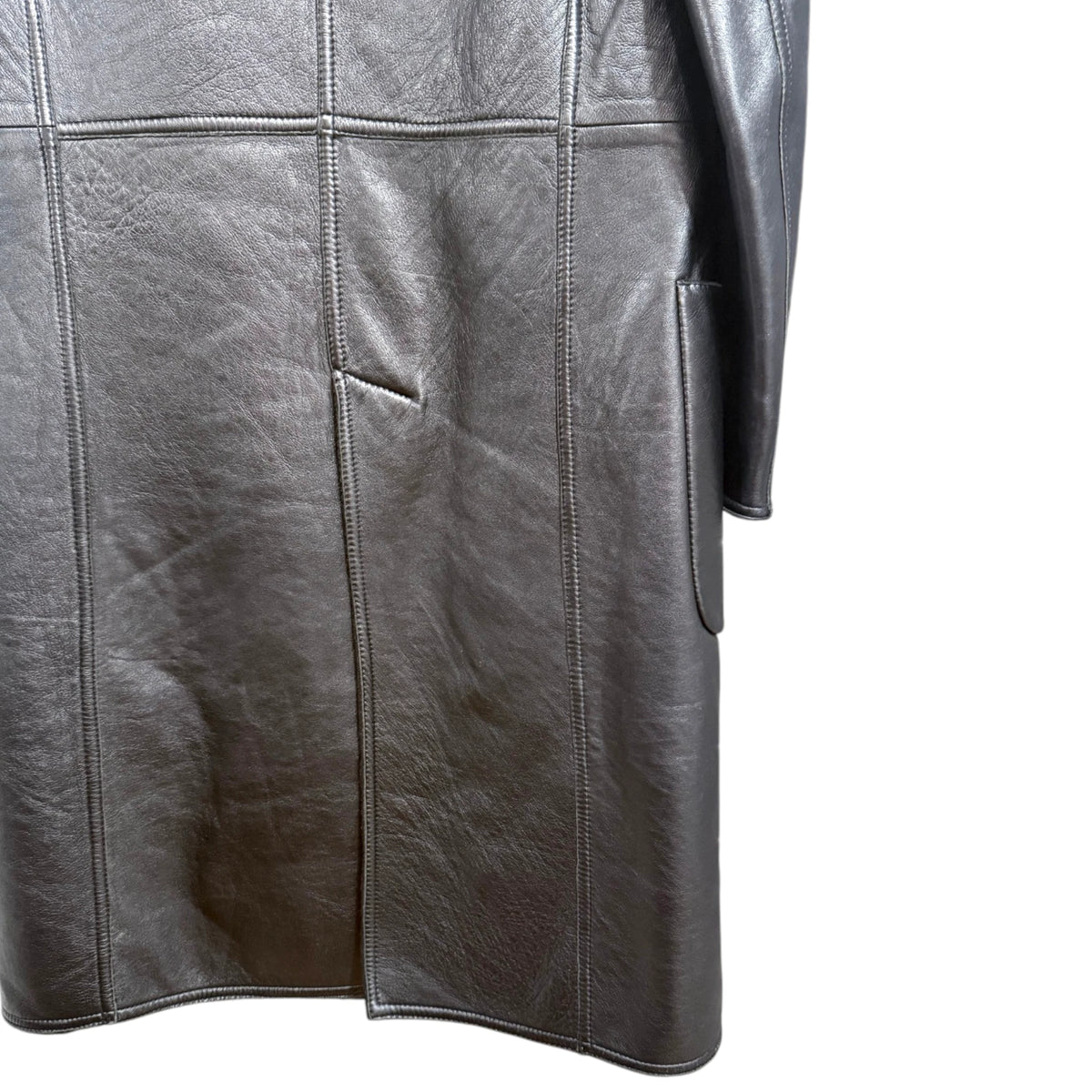 Fratelli Rossetti Long Leather Coat