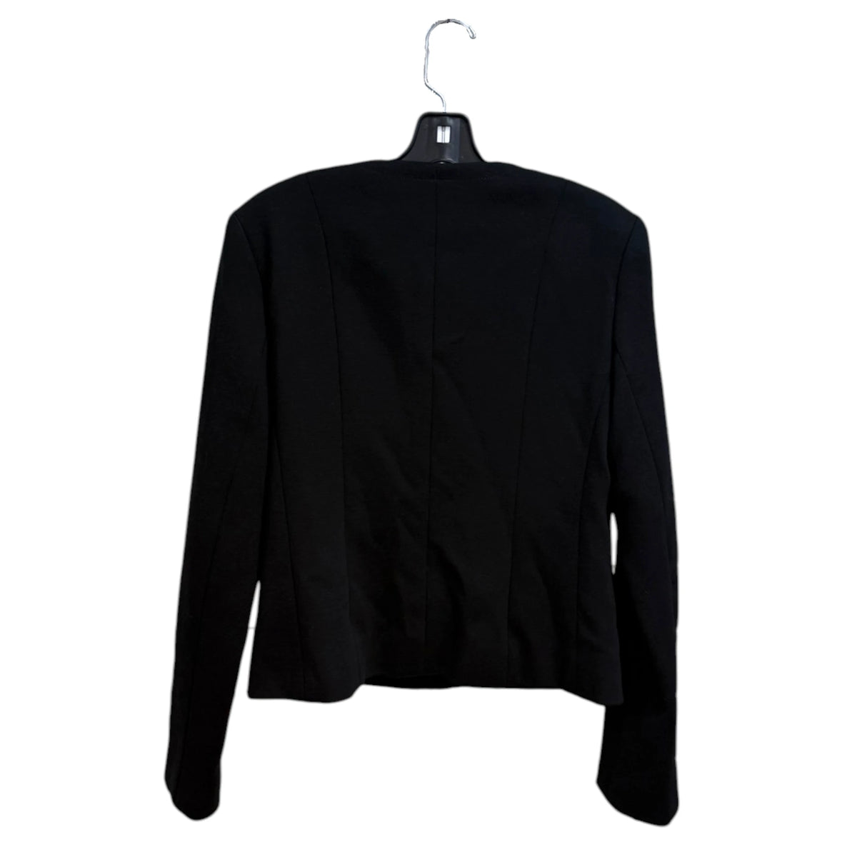 Chanel Uniform Black Wool V-Neck Blazer