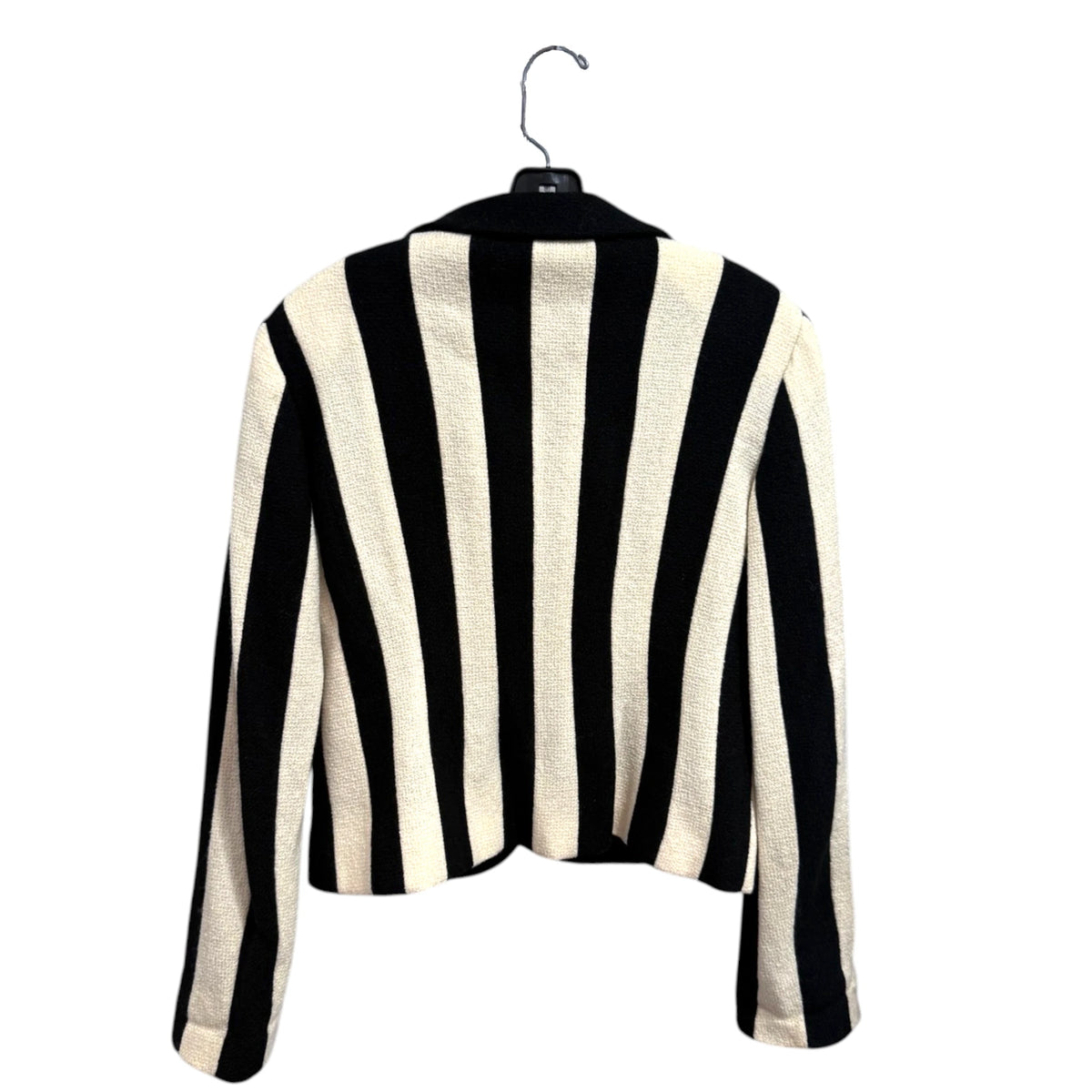 Moschino Black White Striped Blazer