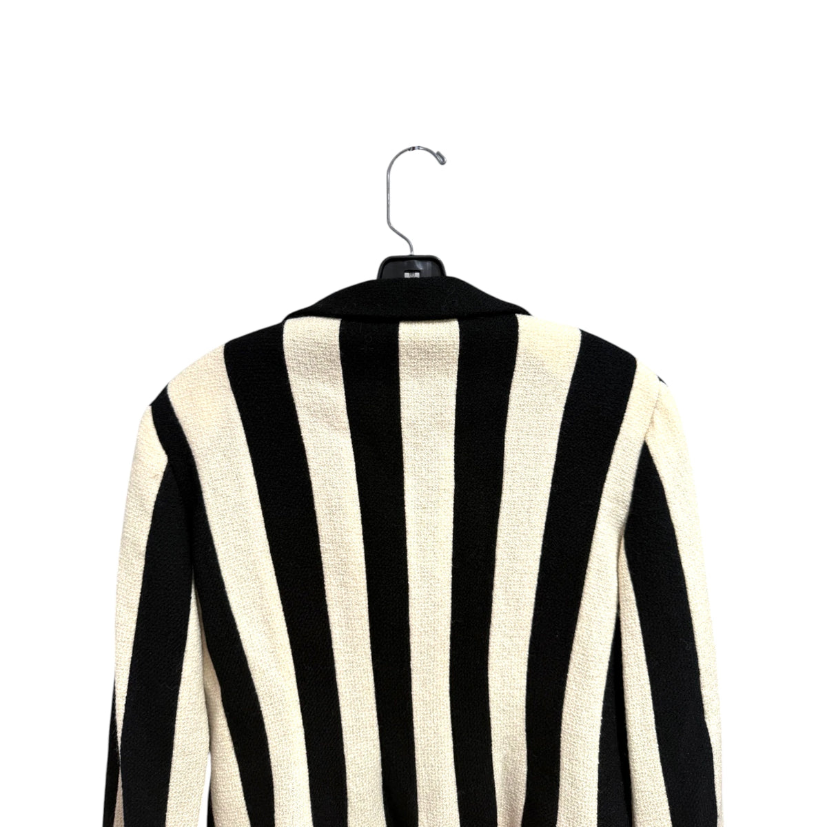Moschino Black White Striped Blazer
