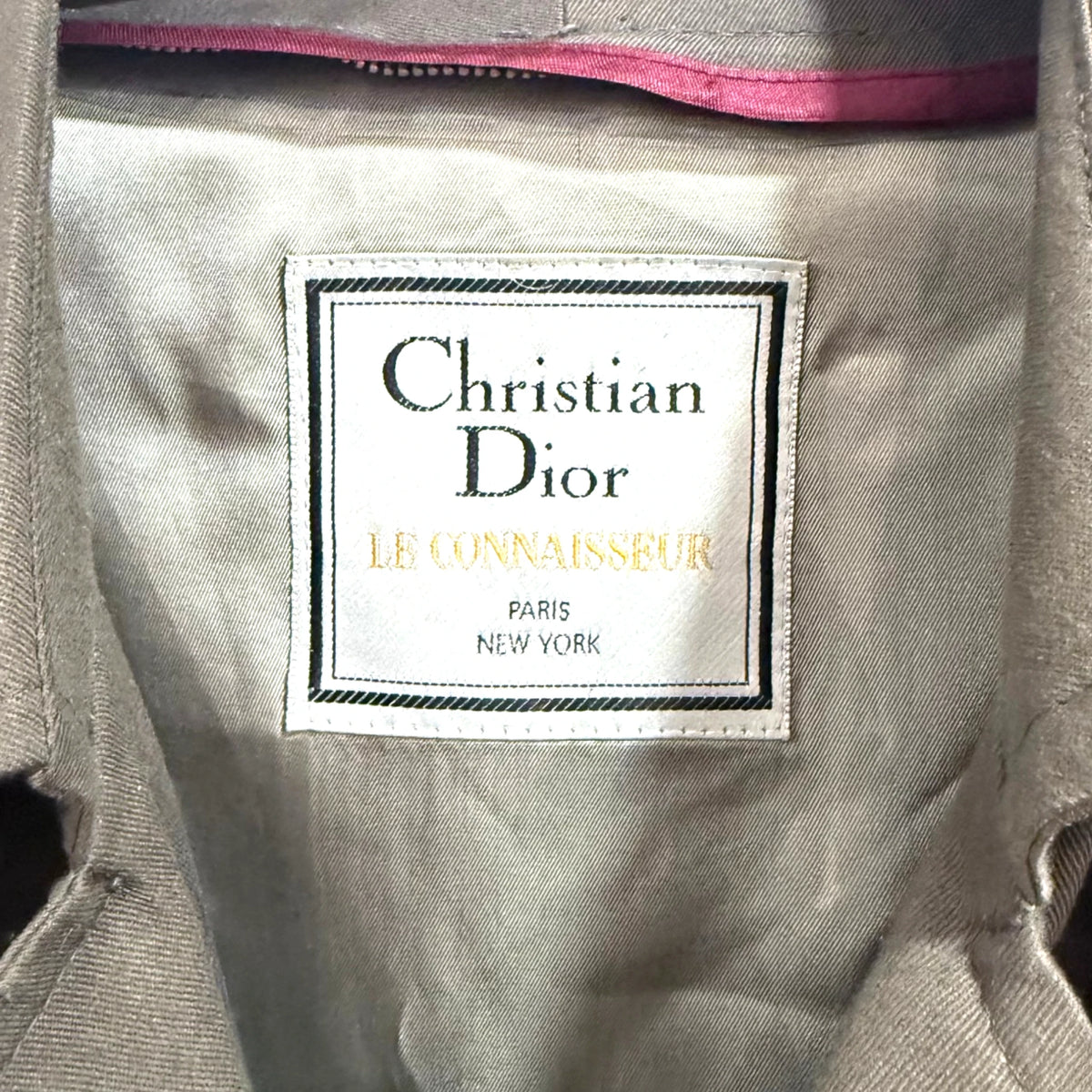 Christian Dior Le Connaisseur Trench Coat