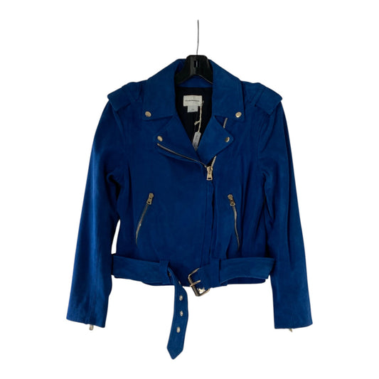 Club Monaco Suede Moto Jacket