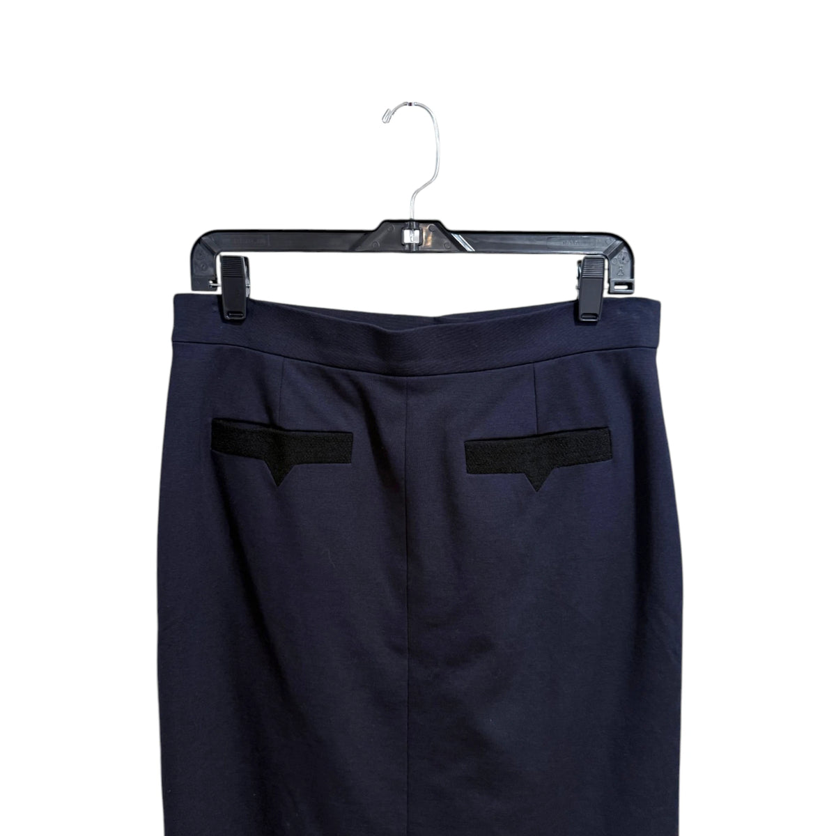 Chanel Uniform Black and Navy Pencil Skirt