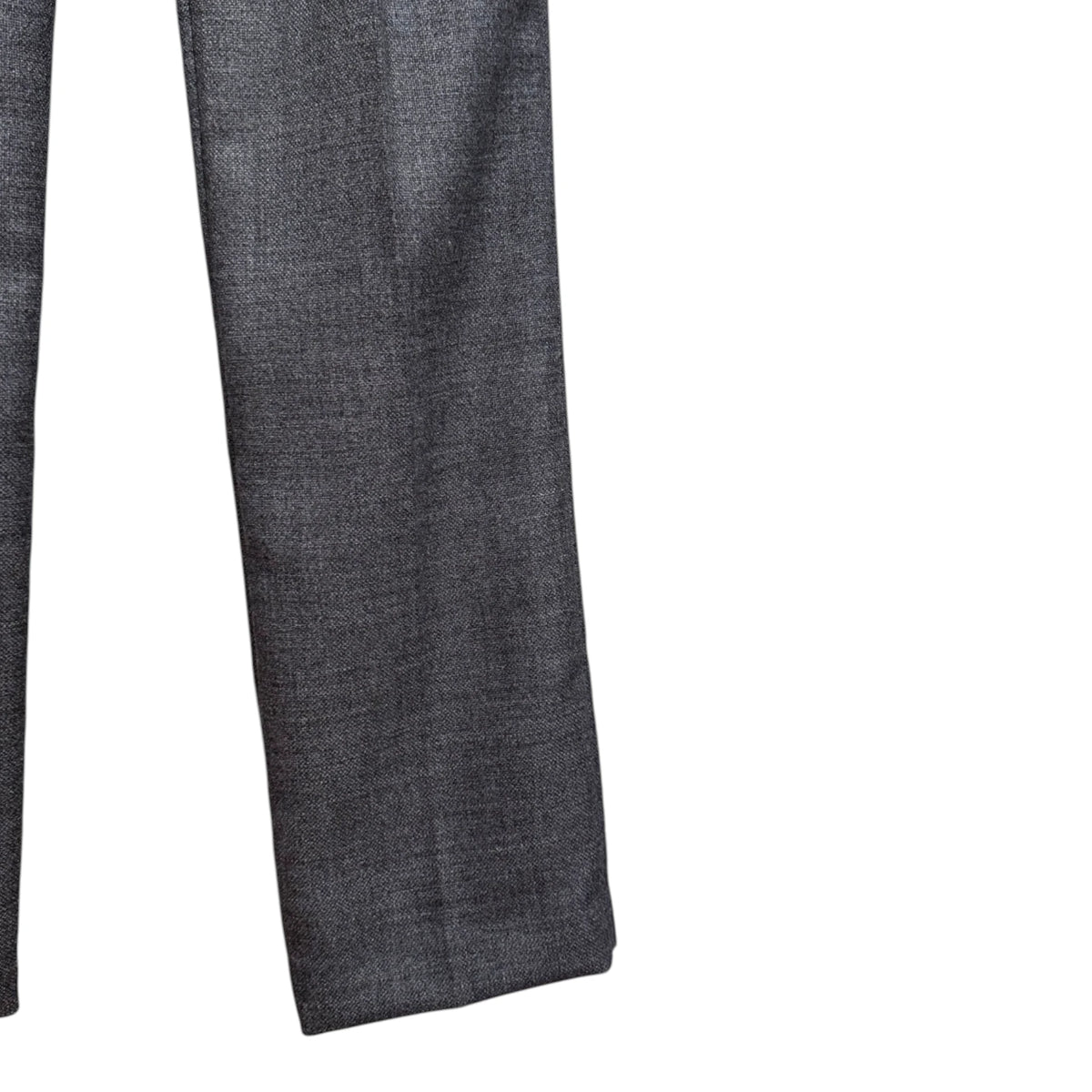 Brunello Cucinelli Gray Wool Pleated Trousers