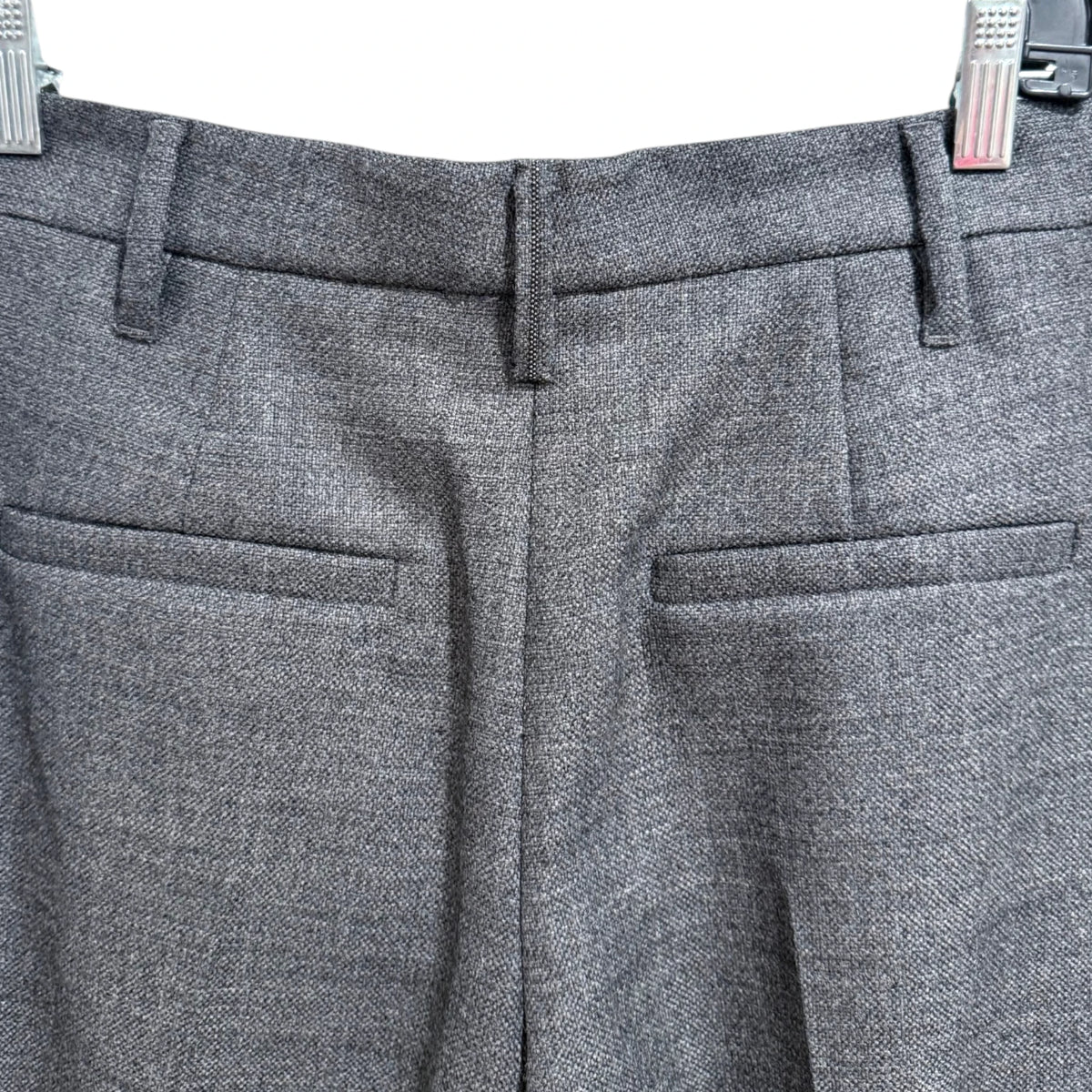 Brunello Cucinelli Gray Wool Pleated Trousers