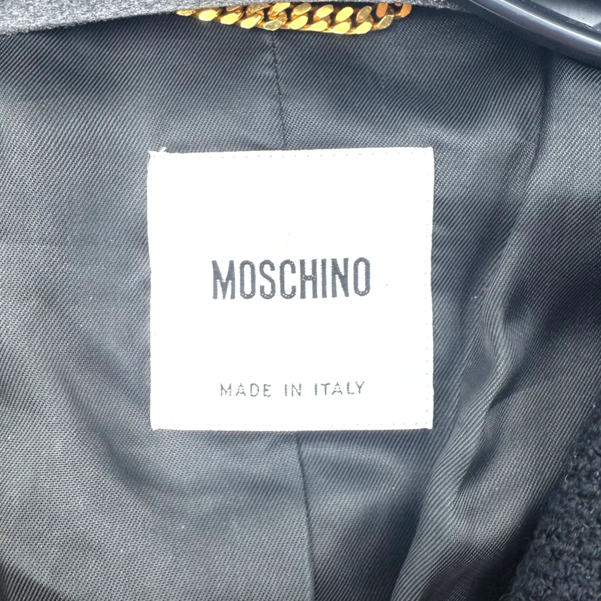 Moschino Black White Striped Blazer