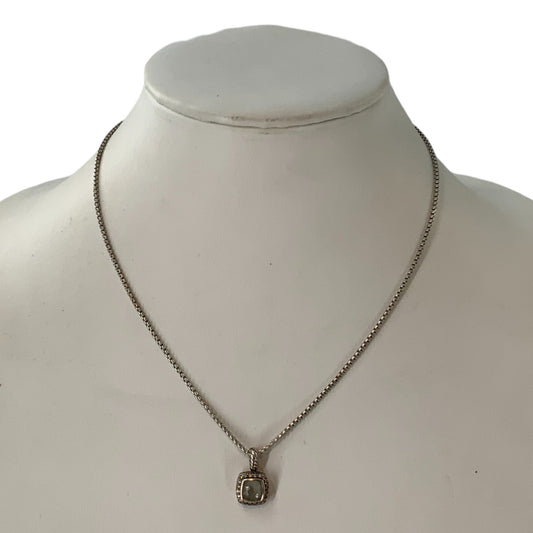 David Yurman Albion Bezeled Gem Necklace
