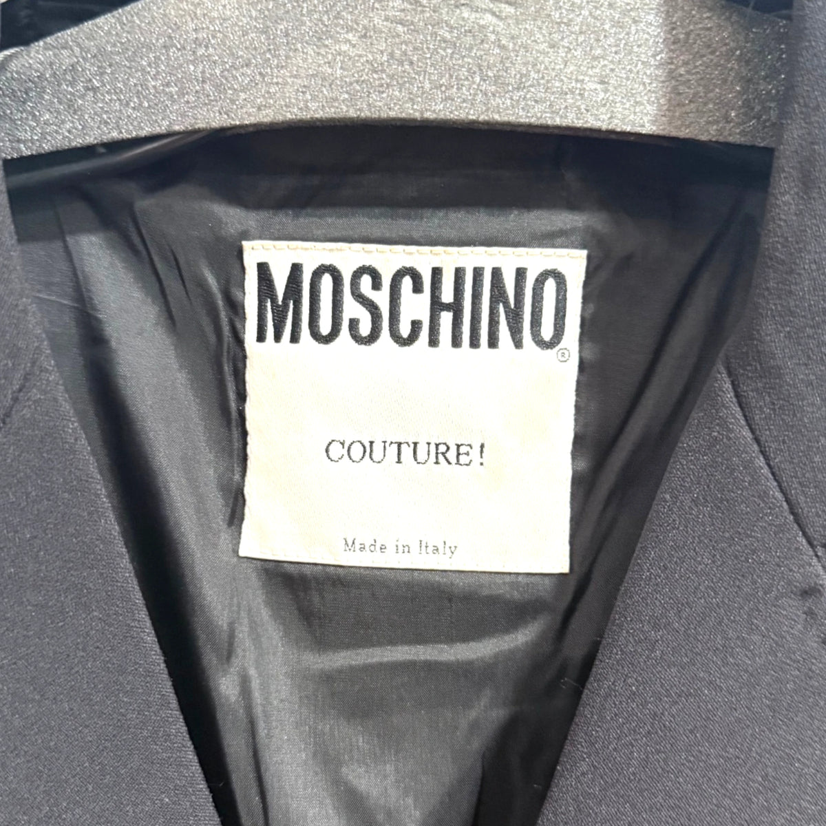 Moschino Couture! Black Panel Blazer