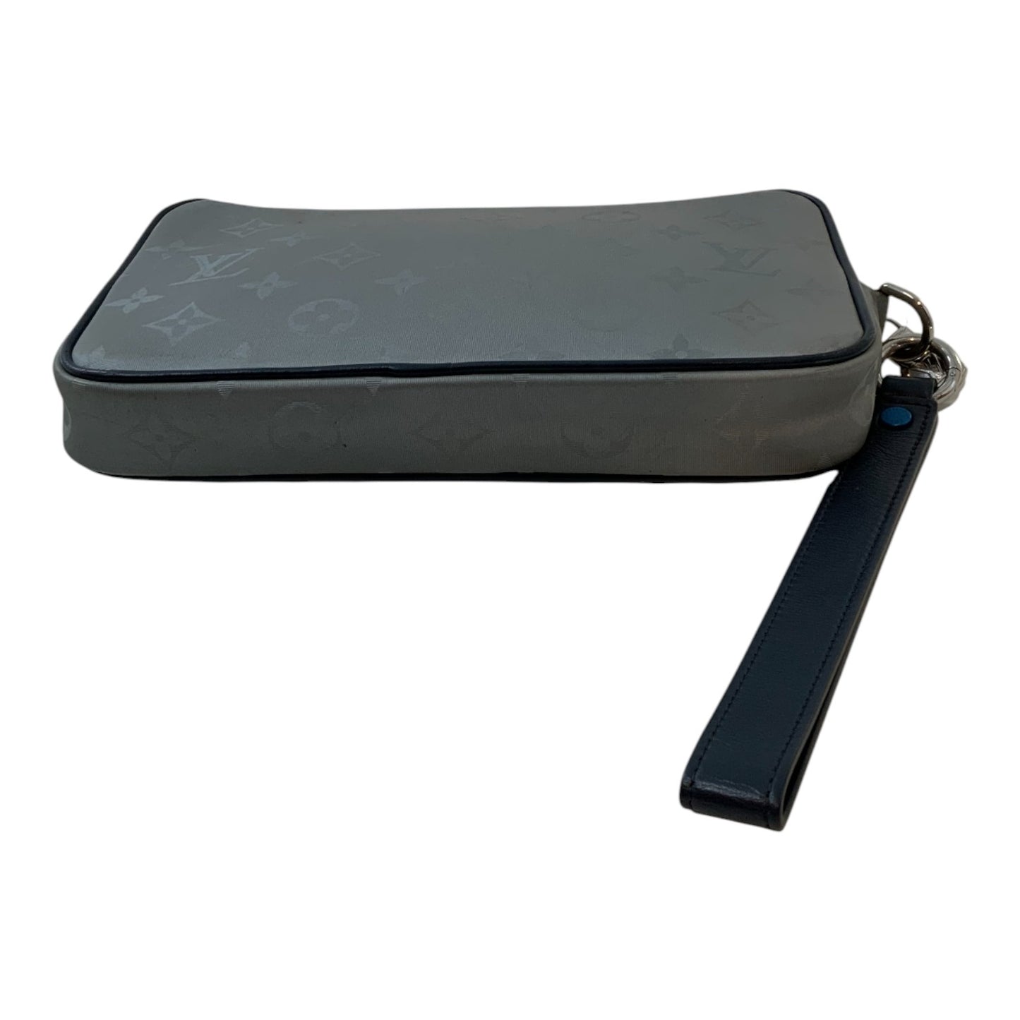 Louis Vuitton Alpha Clutch in Monogram Satellite Silver Canvas